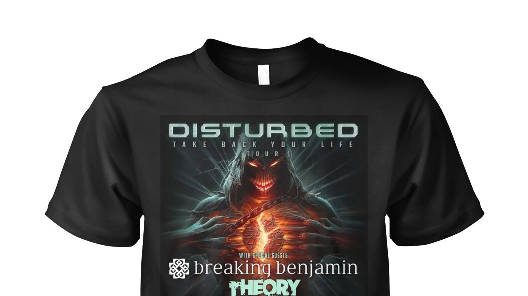 Disturbed Take Back Your Life Tour 2023 Merch