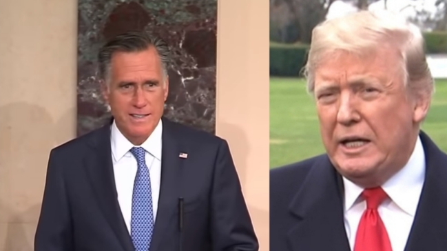 Mitt Romney Stabs Trump In Back, Introduces Bill To Block POTUS From Taking Funds For Border Wall